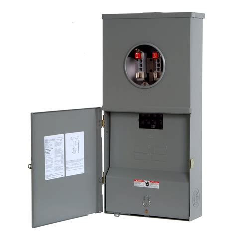 electric meter breaker box|200 amp disconnect meter box.